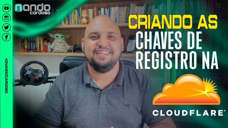 Criando as chaves na Cloudflare